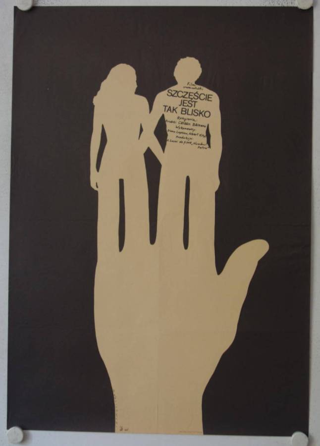 So nah ist das Glück originales polnisches Filmplakat